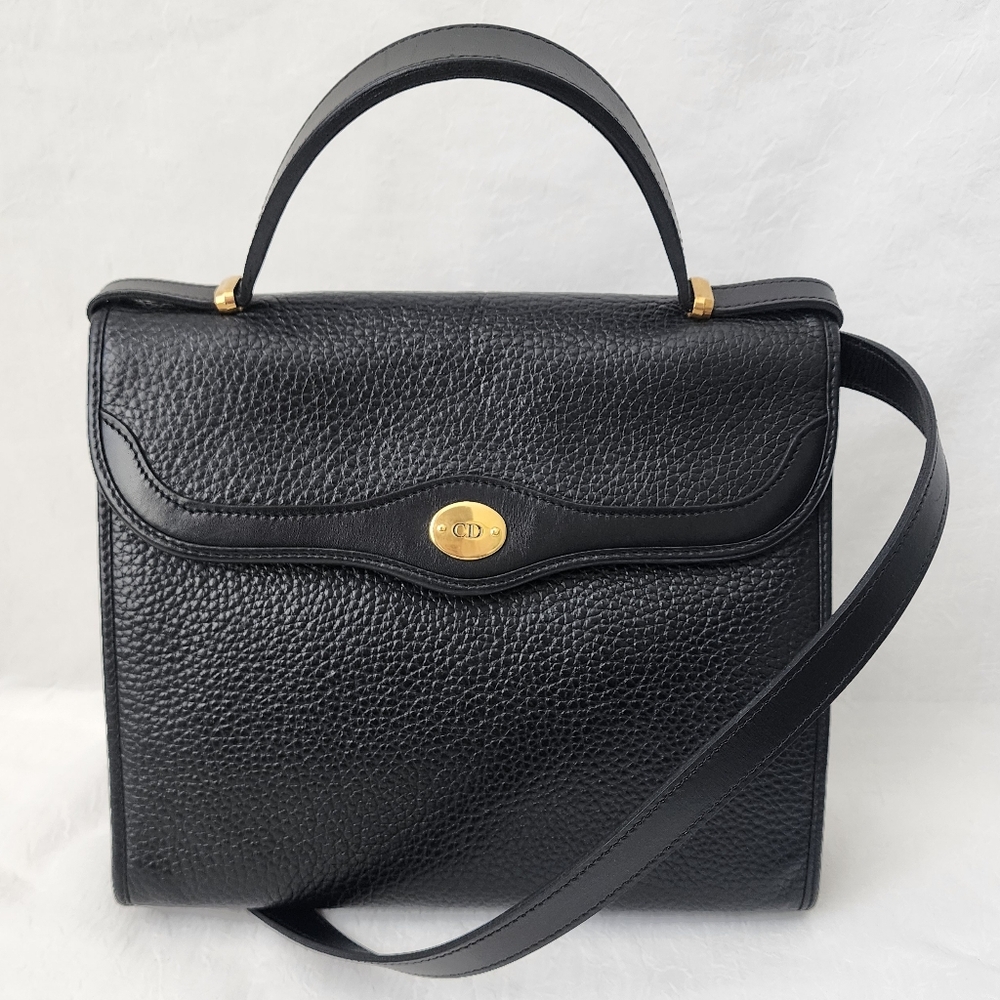 Auth Christian Dior Vintage Top Handle Bag - Picture 2 of 14